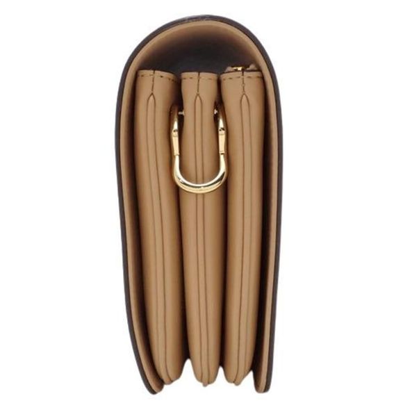 Rendezvous  Crossbody Clutch Calf Beige Gold Metal Fittings - Picture 3 of 6